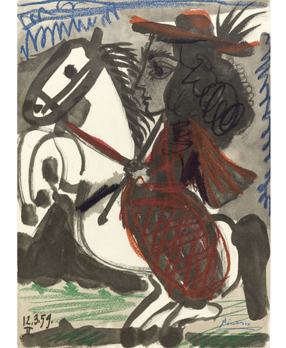 Pablo Picasso - Tores y Toreros  (collection of lithographs)
